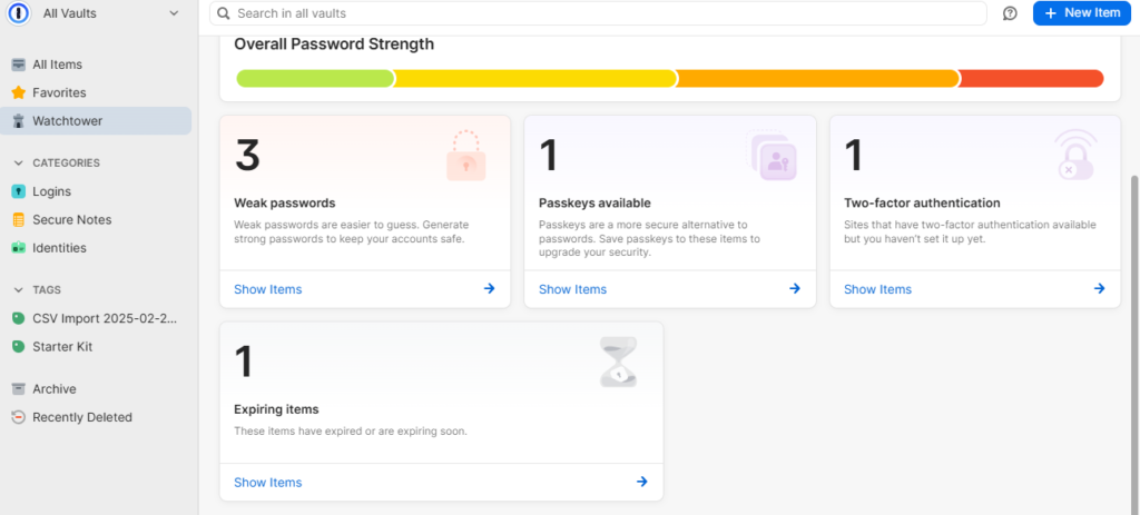 1Password Watchtower